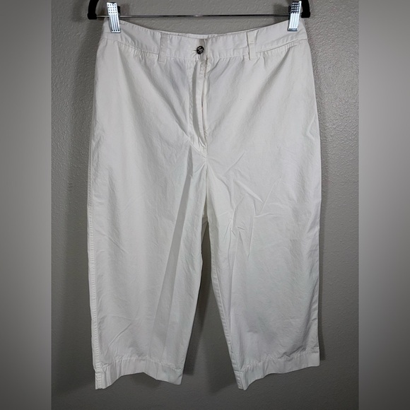Lauren Ralph Lauren Classic White Capri pants size 12 - Picture 1 of 6
